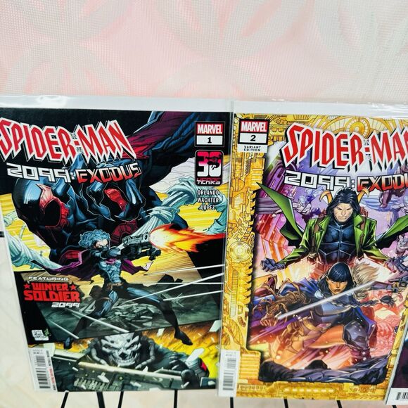 Spider-Man 2099 1-2 6-8 Time storm 1 Exodus Alpha 1-2 Lot - Picture 2 of 7